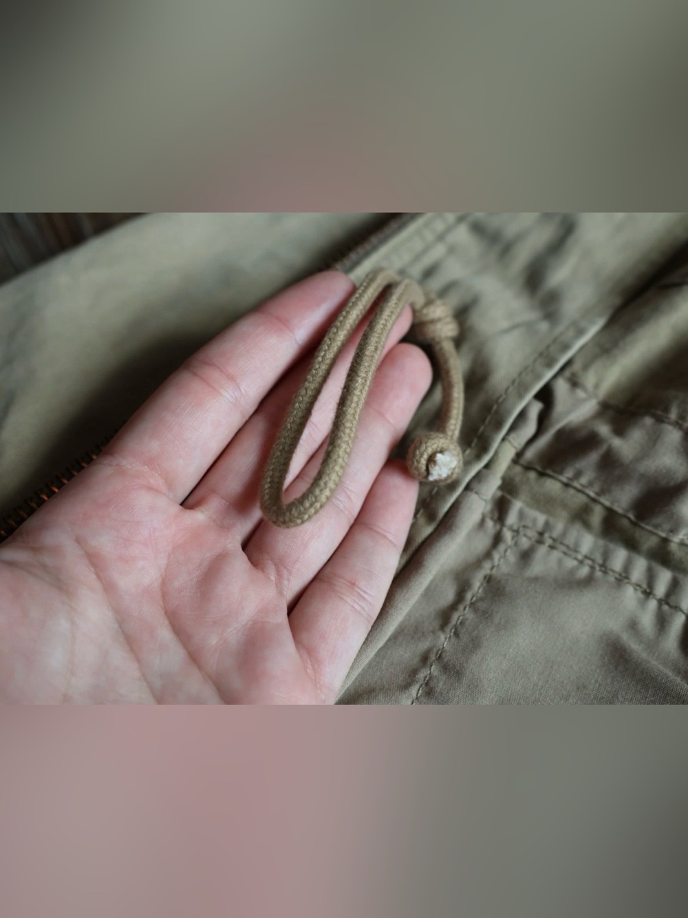 Madewell Fleet Utility Jacket Khaki Beige 100% Cotton Cargo Gorpcore Womens XS - Picture 7 of 16